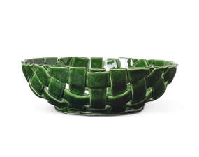 Keramická misa Plait Bowl Ø30, emerald green