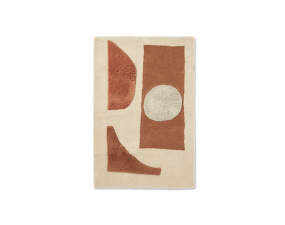 Koberec Bloco Tufted Rug Small, blush/off-white