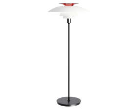 Stojacia lampa PH 80, opal white/chrome plated