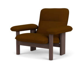 Kreslo Brasilia Lounge Chair, Baru 0450/dark stained oak