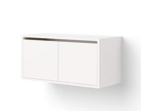 Závesná skrinka Cabinet Low w. Doors, white