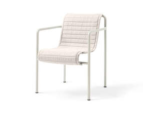 Textilný podsedák Palissade Dining Armchair quilted cushion, cream white