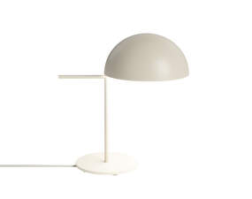 Stolná lampa Aluna, creme powder coated iron