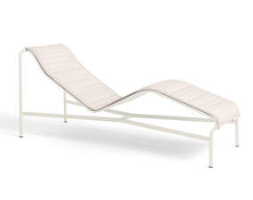 Textilný podsedák Palissade Chaise Longue quilted cushion, cream white