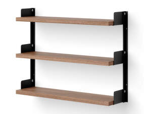 Polica Tea Shelf, walnut/black