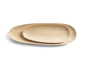 Drevené tácky Thin Oval Boards, sycamore