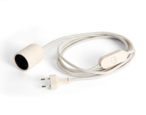 Káblový set ke stolnej lampe Common Table Cord Set, clay white