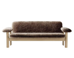 Pohovka Brasilia, Sheepskin sahara/natural oak