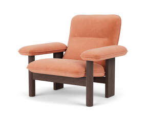 Kreslo Brasilia Lounge Chair, Avalon 012/dark stained oak