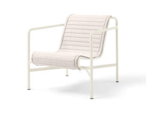 Textilný podsedák Palissade Lounge Chair Low quilted cushion, cream white