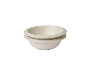 Miska Edge Bowl Ø16 cm 2ks, ecru stoneware