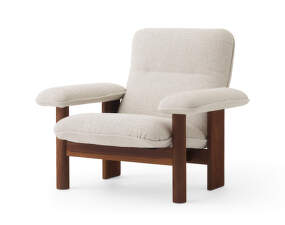 Kreslo Brasilia Lounge Chair, Moss 0011/walnut