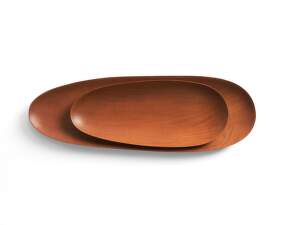 Drevené tácky Thin Oval Boards, mahogany