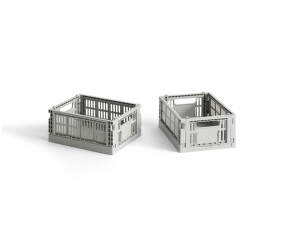 Úložný box Colour Crate Mini set 2ks, light grey