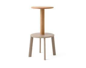 Barová stolička Massif Bar Stool AV40, oak/grey beige