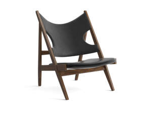 Kreslo Knitting Lounge Chair Leather, walnut/Dakar 0842