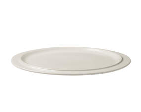 Servírovací tanier Edge Serving Plate Ø35 cm, ecru stoneware