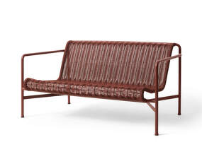 Lavička Palissade Cord Lounge Sofa, iron red