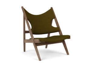 Kreslo Knitting Lounge Chair Textile, walnut/Baru 0950