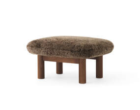 Ottoman Brasilia, Sheepskin root/dark stained oak