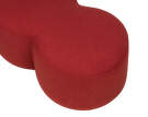 Pouf Umbo, poppy red