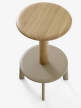 Barová stolička Massif Counter Stool AV39, oak/grey beige