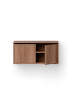 Závěsná skrinka Cabinet Low w. Doors, walnut