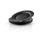 Tanier Legio Nova Lunch Plate 22 cm 4ks, black