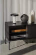 Skrinka Met TV Stand, vulcano black