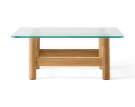 Konferenčný stolík Brasilia Lounge Table, natural oak