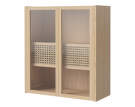 Nástenná skrinka Cana Wall Cabinet, white oiled oak