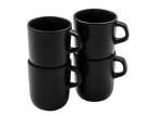 Hrnček Nordic Kitchen Cup 40 cl 4ks, black