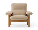 Kreslo Brasilia Lounge Chair, Bouclé 02/natural oak