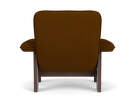 Kreslo Brasilia Lounge Chair, Baru 0450/dark stained oak