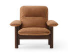 Kreslo Brasilia Lounge Chair, Dunes camel/walnut