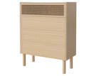 Komoda Cana Dresser H113, white oiled oak