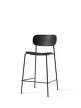 Barová stolička Co Counter Chair Low, black oak