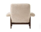 Kreslo Brasilia Lounge Chair, Sheepskin nature/dark stained oak