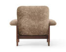 Kreslo Brasilia Lounge Chair, Sheepskin sahara/walnut