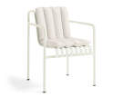 Textilný podsedák Palissade Dining Armchair Soft Quilted Cushion, cream white