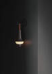 Prenosná lampa Tomoshi, dark brown