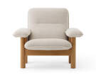 Kreslo Brasilia Lounge Chair, Moss 0011/natural oak