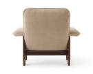 Kreslo Brasilia Lounge Chair, Bouclé 02/walnut