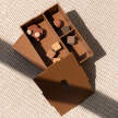 Detský organizér Kiddo Tool Box, brown