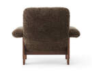 Kreslo Brasilia Lounge Chair, Sheepskin root/walnut