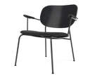 Kreslo Co Lounge Chair, black oak/Re-wool 0198