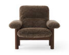 Kreslo Brasilia Lounge Chair, Sheepskin root/walnut