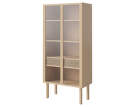 Skrinka Cana Display Cabinet, white oiled oak