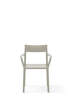 Stolička May Armchair, light grey