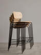 Barová stolička Co Counter Chair Low, natural oak